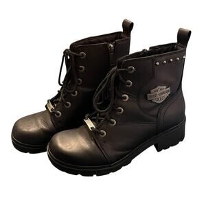 Harley Davidson Cynwood 5" Black Motorcycle Riding Boots